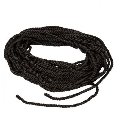 Черная веревка для шибари BDSM Rope - 30 м. от California Exotic Novelties