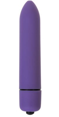 Фиолетовая вибропуля с заострённым кончиком - 9,3 см. от OYO