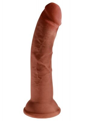 Коричневый фаллоимитатор на присоске 8  Triple Density Cock - 24,1 см. от Pipedream