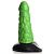 Зеленый фантазийный фаллоимитатор Reptile Thick Scaly Silicone Dildo - 19,1 см. от XR Brands