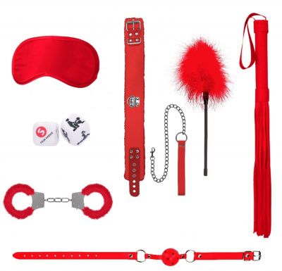 Красный игровой набор Introductory Bondage Kit №6 от Shots Media BV