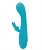 Голубой вибратор Naya с клиторальным отростком - 18,3 см. от Le Frivole