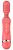 Розовый универсальный массажер Silicone Massage Wand - 20 см. от Shots Media BV