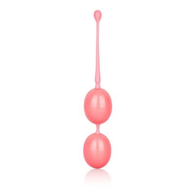 Розовые вагинальные шарики Weighted Kegel Balls от California Exotic Novelties