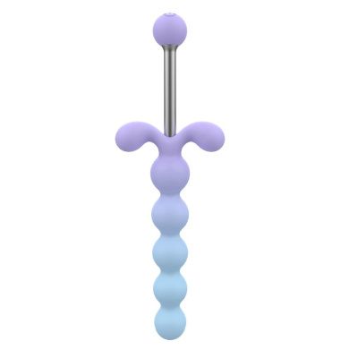 Анальная ёлочка с вибрацией Youivic - 16,4 см. от Youvic