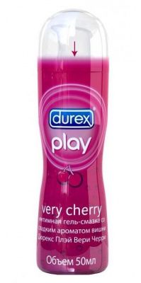 Интимная гель-смазка DUREX Play Very Cherry с ароматом вишни - 50 мл. от Durex