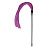 Плеть с фиолетовыми силиконовыми хвостами Purple Silicone Tickler - 45 см. от EDC Wholesale