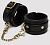 Черные оковы на ноги Bound to You Faux Leather Ankle Cuffs от Fifty Shades of Grey