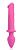 Двусторонний вагинально-анальный стимулятор розового цвета - 23 см. от Bior toys