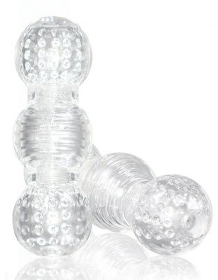 Прозрачный фигурный мастурбатор Master Stroker от Blush Novelties