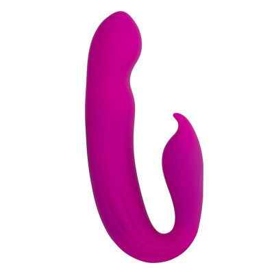 Розовый вибратор G-Spot Dual Stimulator - 17,1 см. от Howells