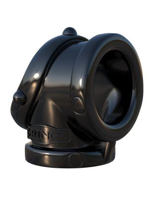 Черное эрекционное кольцо Rock Hard Cock Pipe от Pipedream