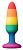 Разноцветная анальная втулка RAINBOW ANAL PLUG SMALL - 11 см. от Dream Toys