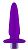 Фиолетовый анальный вибромассажер B5 - 13,97 см. от Blush Novelties
