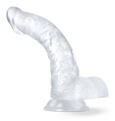 Прозрачный фаллоимитатор Luster - 21,5 см. от Blush Novelties