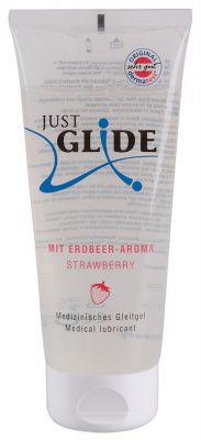 Гель-лубрикант Just Glide с ароматом клубники - 200 мл. от Lubry GmbH