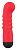Красный вибратор с 10 режимами вибрации Colorful Joy Ripple - 16,5 см. от Orion