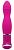 Розовый вибратор ECSTASY Rippled Vibe - 19,5 см. от Howells