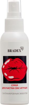 Антибактериальный спрей Bradex для очистки секс-игрушек - 100 мл. от Bradex