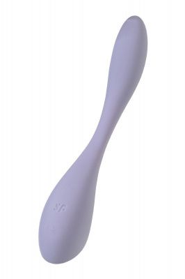Сиреневый гибкий вибратор Satisfyer G-Spot Flex 5+ - 19,6 см. от Satisfyer