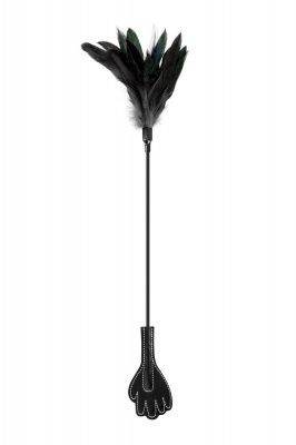Двусторонний стек-щекоталка Sweet Caress Feather Whip - 58 см. от Sweet Caress