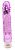 Фиолетовый вибратор Glitters Boy - 26,5 см. от Chisa