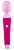 Розовый жезловый вибромассажер W4 - 19,68 см. от Blush Novelties
