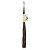 Черная плеть с желтой рукоятью Boundless Flogger - 69,25 см. от California Exotic Novelties