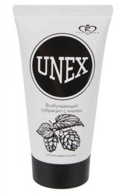 Возбуждающий лубрикант с хмелем на силиконовой основе Unex - 50 мл. от Роспарфюм