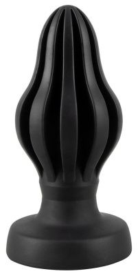 Черная анальная пробка Super Soft Butt Plug - 11,1 см. от Orion