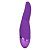 Фиолетовый вибромассажер Aura Tickler с шишечками - 17,25 см. от California Exotic Novelties