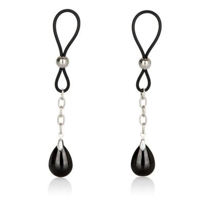 Зажимы на соски Nipple Play Non-Piercing Nipple Jewelry Onyx от California Exotic Novelties