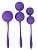 Фиолетовый набор вагинальных шариков 3 Kegel Training Balls от Orion