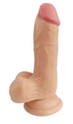 Телесный фаллоимитатор Embrace Instinct - 15,3 см. от Lola toys