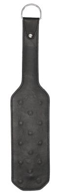Черная шлепалка Leather Vampire Paddle - 41 см. от Shots Media BV