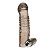 Дымчатая насадка на пенис с вибрацией  Vibrating Penis Enhancing Sleeve Extension - 13,3 см. от BlueLine