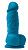 Голубой фаллоимитатор на присоске Pleasures 4 Dildo - 14,2 см. от NS Novelties