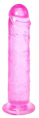 Розовый фаллоимитатор Distortion - 18 см. от Lola toys