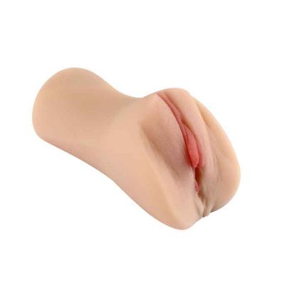 Телесный мастурбатор-вагина с пышными половыми губами от SHEQU
