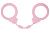 Розовые силиконовые наручники Suppression от Lola toys