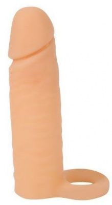 Насадка на фаллос с кольцом для мошонки - 16 см. от Bior toys