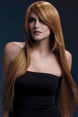 Рыжеватый парик с косой чёлкой Amber от Fever