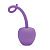 Фиолетовый анальный стимулятор SILICONE MY SECRET CHERRY - 11 см. от Toyz4lovers