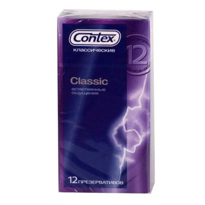 Презервативы CONTEX Classic - 12 шт. от Contex