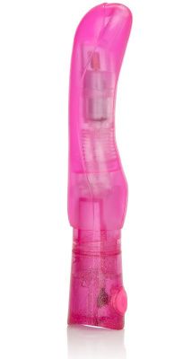 Розовый вибромассажер First Time Solo Exciter - 16 см. от California Exotic Novelties