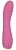 Розовый вибромассажер для стимуляции точки G Uncorked Pinot - 18,5 см. от California Exotic Novelties