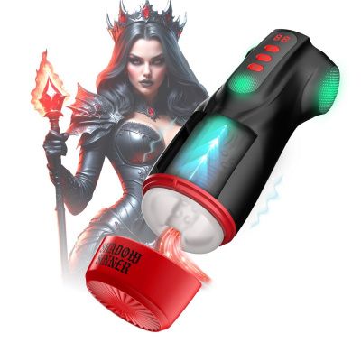Интерактивный мастурбатор Raven с вакуумом, вибрацией и подсветкой от Shots Media BV