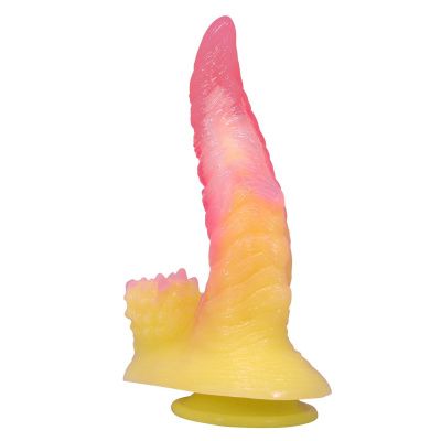 Силиконовый фаллоимитатор Flame Beast - 22,5 см. от Baile