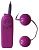 Вагинальные шарики с вибрацией фиолетового цвета от Bior toys