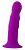 Фиолетовый фаллоимитатор-реалистик PREMIUM RIBBED DILDO - 18 см. от Dream Toys